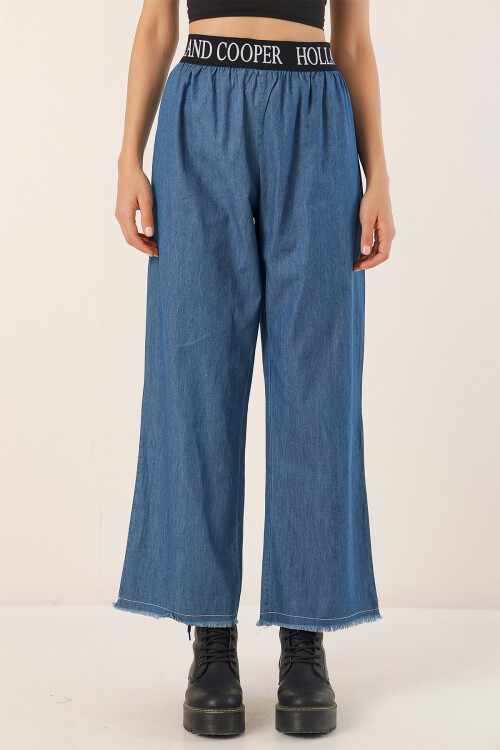 Merterium 6469 BOL PAÇA JEANS PANTOLON - Y.Lacivert