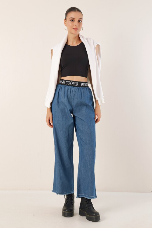 Merterium 6469 BOL PAÇA JEANS PANTOLON - Y.Lacivert