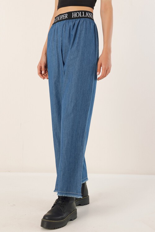 Merterium 6469 BOL PAÇA JEANS PANTOLON - Y.Lacivert