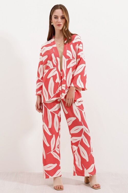 Merterium 6582 Örme İkili Takım - Nar