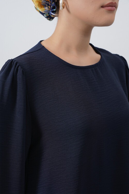 Merterium Kadın Ayrobin Tunik Pantolon Alt Üst Takım - Lacivert