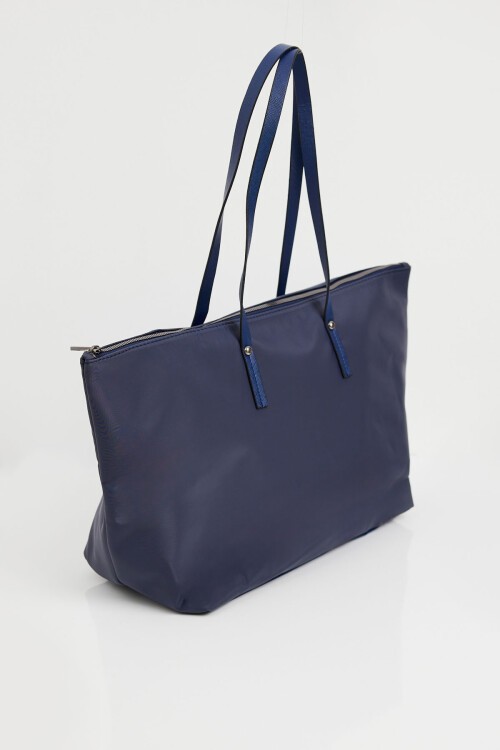 Merterium Kadın Lacivert Büyük Tote Çanta 010168