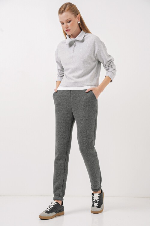 Merterium 55450 Üç İplik Eşofman Altı - Antrasit