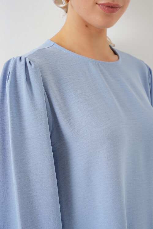 Merterium Ayrobin Tunik Pantolon Alt Üst Takım 6712 - Açık Mavi