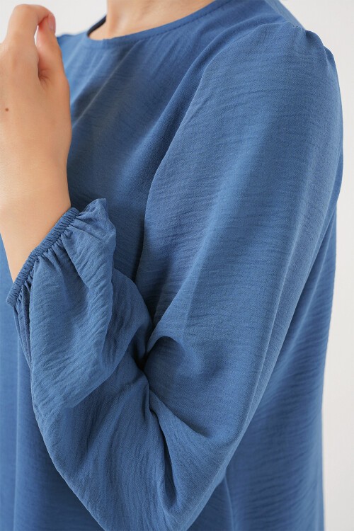 Merterium Ayrobin Tunik Pantolon Alt Üst Takım 6712 - İndigo