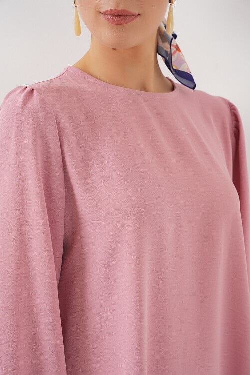 Merterium Ayrobin Tunik Pantolon Alt Üst Takım 6712 - Pudra