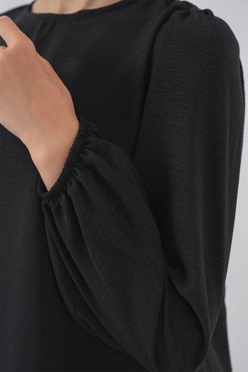 Merterium Ayrobin Tunik Pantolon Alt Üst Takım 6712 - Siyah