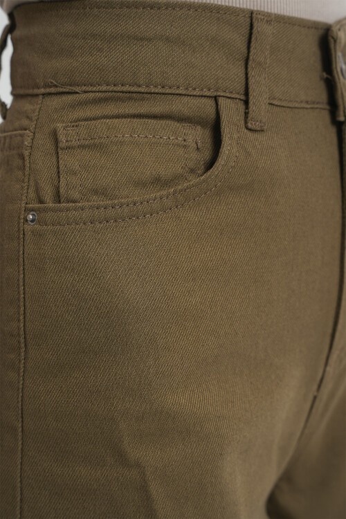 Merterium Kadın Bol Paça Yüksek Bel Palazzo Pantolon