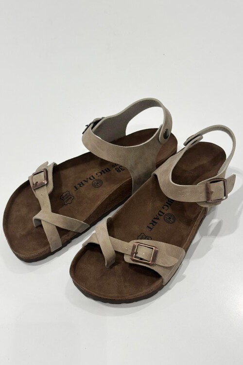 Merterium Kadın Ortopedik Terlik 010186 - Bej