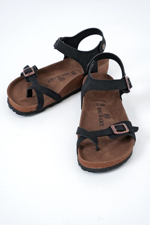 Merterium Kadın Ortopedik Terlik 010186 - Siyah