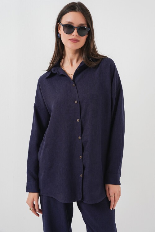 Merterium 6622 Keten İkili Takım - Lacivert