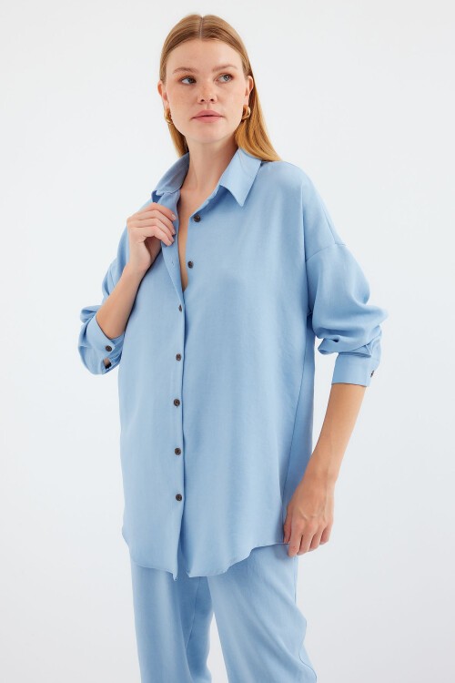 Merterium 6622 Keten İkili Takım - Mavi