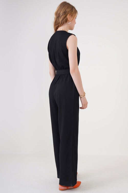 7021 Örme Tulum - Siyah