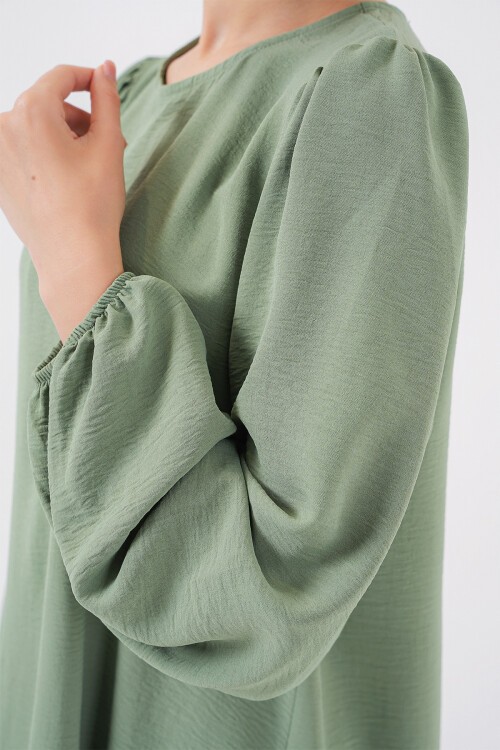 Merterium Ayrobin Tunik Pantolon Alt Üst Takım 6712 - Çağla