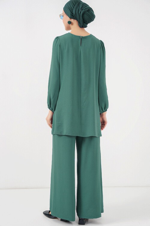 Merterium Ayrobin Tunik Pantolon Alt Üst Takım 6712 - Mint