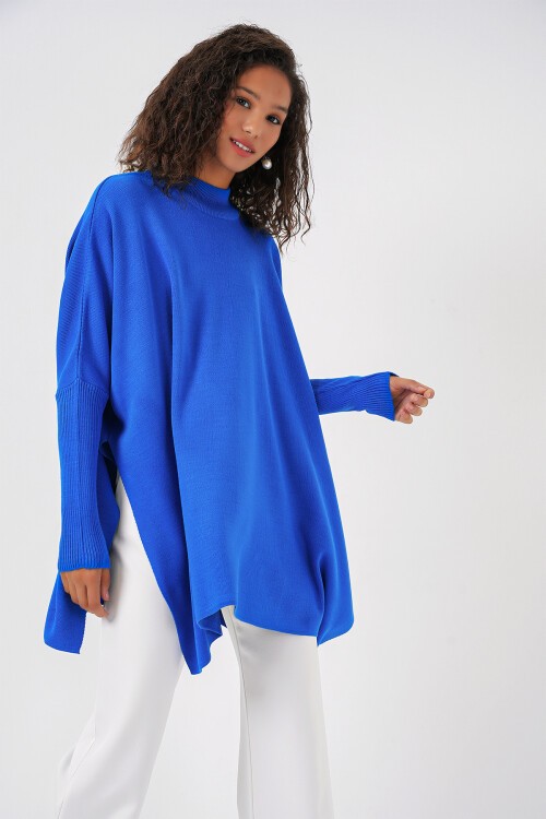 15783 Yırtmaçlı Panço Kazak - A.SAKS