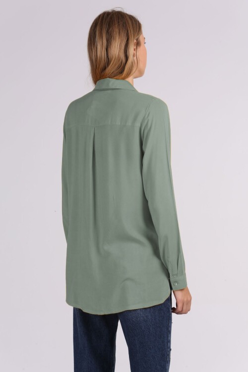 3785 Viskon Gömlek - Çağla