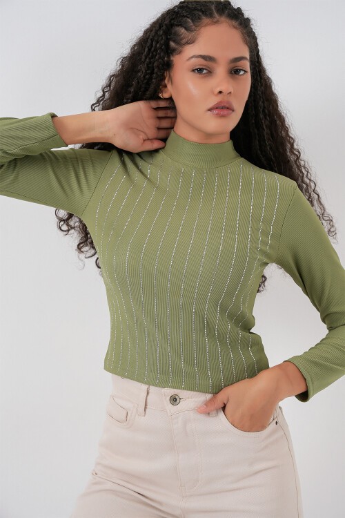 922 Taşlı Body - Çağla