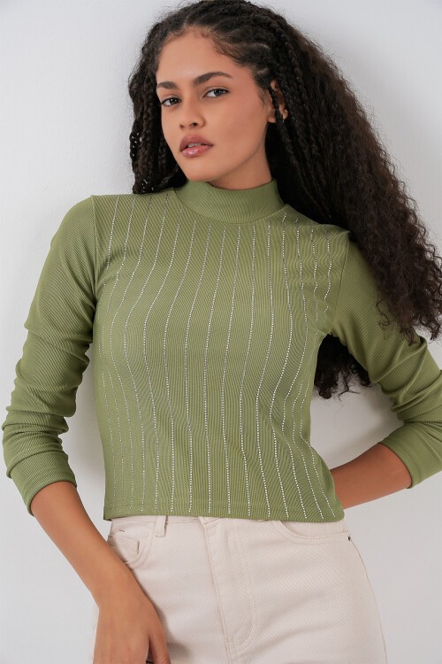 922 Taşlı Body - Çağla