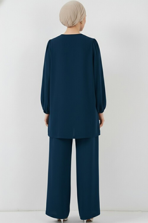 Ayrobin Tunik Pantolon Alt Üst Takım 6712 - Petrol