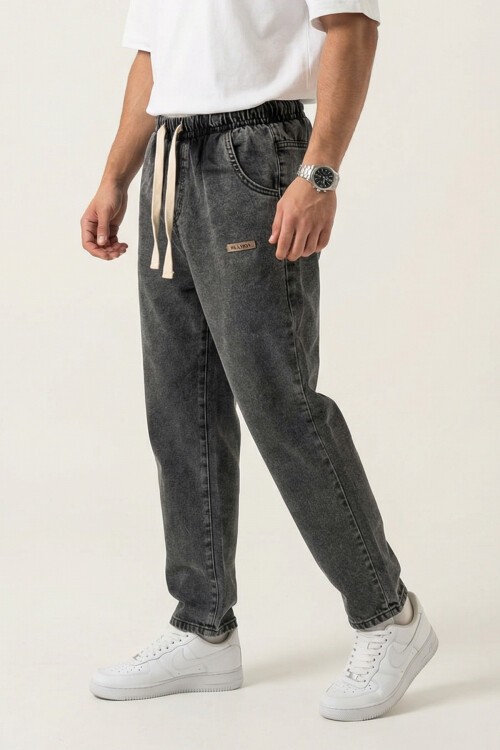 Erkek Rahat Kesim Baggy Jean Pantolon 30073 - Antrasit