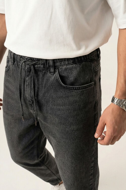 Erkek Rahat Kesim Baggy Jean Pantolon 30075 - Antrasit