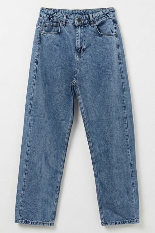 Erkek Rahat Kesim Baggy Jean Pantolon 30075 - İndigo