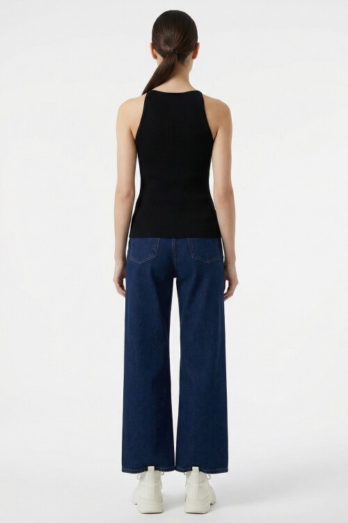 Kadın Askılı Örme Atlet 15935 - Siyah