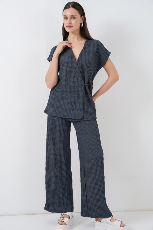 Kadın Örme İkili Takım 30064 - Antrasit