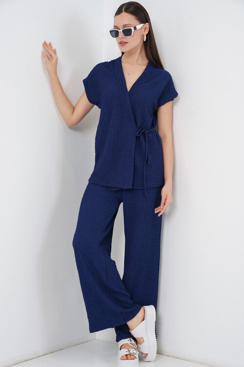 Kadın Örme İkili Takım 30064 - Lacivert