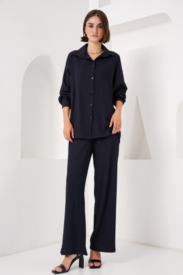 Merterium 5858 Örme İkili Takım - C.Lacivert