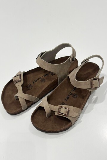 Merterium Kadın Ortopedik Terlik 010186 - Bej