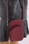 Merterium 010171 Mini Çapraz Omuz Çantası - Bordo