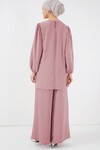 Merterium Ayrobin Tunik Pantolon Alt Üst Takım 6712 - Pudra