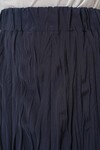 Merterium Kadın Uzun Kırışık Etek 8042 - Lacivert
