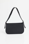 Merterium 010172 Düz Baget Omuz Çantası - Siyah