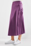 Merterium 15806 Saten Etek - Koyu Lila