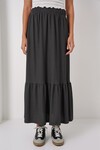 Merterium 1886 Uzun Örme Etek - Antrasit