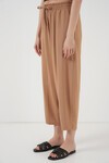 Merterium 6591 Dokuma Şalvar Pantolon - Camel