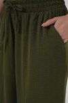 Merterium 6591 Dokuma Şalvar Pantolon - Haki