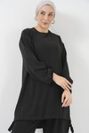 6682 Tunik Pantolon İkili Takım - Siyah