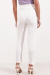 Merterium Kadın Beyaz Yüksek Bel Kumaş Pantolon 6650