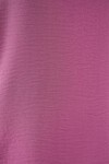V Yaka Sıfır Kol Bluz 950 - Koyu Lila