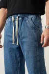 Erkek Rahat Kesim Baggy Jean Pantolon 30076 - İndigo