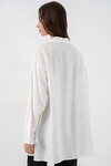 Kadın Salaş Bağcıklı Kimono 5981 - Beyaz