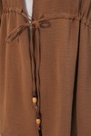 Kadın Ayrobin Kimono Pantolon İkili Takım 30101 - Taba